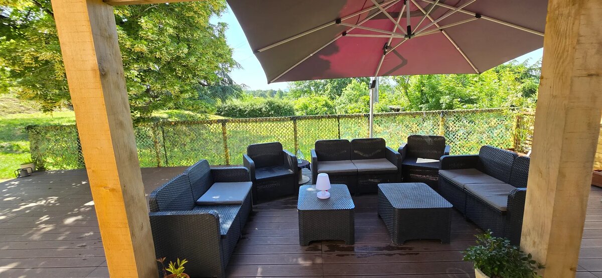 Espaces de détente dans le jardin