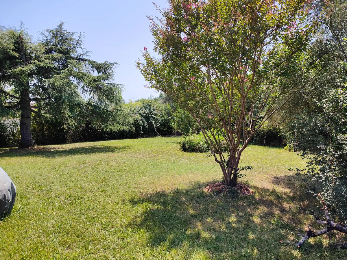 Jardin arboré et fleuri du domaine